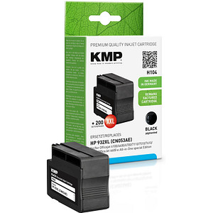 KMP H104 schwarz Tintenpatrone ersetzt HP 932XL (CN053AE) KMP H104 schwarz Tintenpatrone ersetzt HP 932XL (CN053AE)