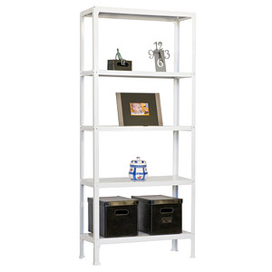 Simonrack Schwerlastregal KIT HOMECLICK MINI 5/300 222100205188035 weiß 80,0 x 30,0 x 180,0 cm