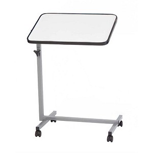RUSSKA Basic Beistelltisch rechteckig abgerundet Holz weiß 60,0 x 40,0 x 70,0 - 105,0 cm, 1 St.