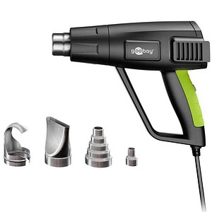 goobay Premium Heißluftfön-Set 1.500 W