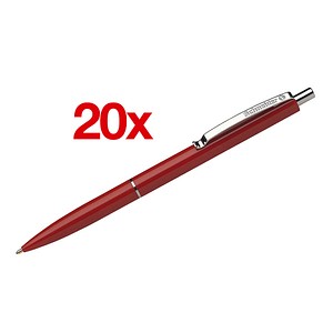 Schneider Kugelschreiber K15 rot, Schreibfarbe: rot, 20 St.