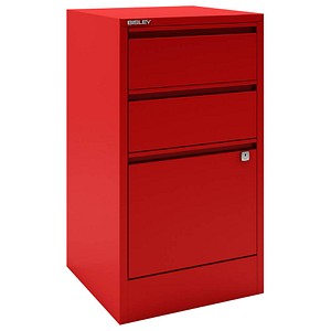 BISLEY Home Hängeregistraturschrank kardinalrot 3 Schubladen 41,3 x 40,0 x 67,2 cm, 1 St.