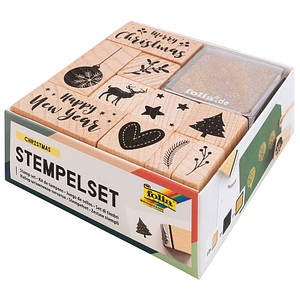 folia Motivstempel-Set Weihnachten, 1 Set