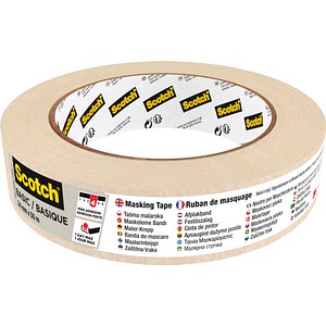 Scotch BASIC Kreppband beige 24,0 mm x 50,0 m 1 Rolle