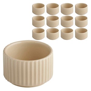 APS Dipschalen THE GRID beige, 12 St.