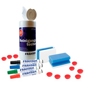 FRANKEN Glas-Magnettafel Zubehör-Set 03 17 Teile