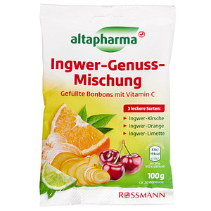 altapharma INGWER-GENUSS-MISCHUNG Bonbons 20 Bonbons/ 100,0 g, 1 St.