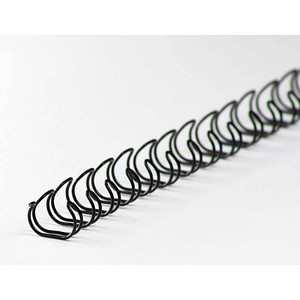 LMG Drahtbinderücken schwarz für 50 Blatt, 100 St.