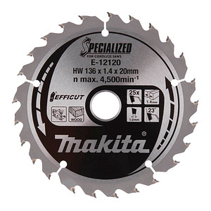 makita E-12120 EFFICUT Kreissägeblatt 136,0 mm, 25 Zähne, 1 St.