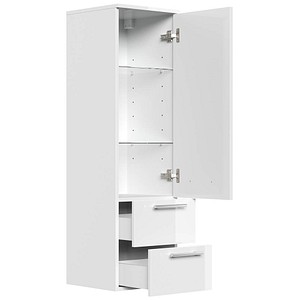 POSSEIK Bad-Hängeschrank 120 weiß glanz 35,8 x 35,2 x 120,0 cm