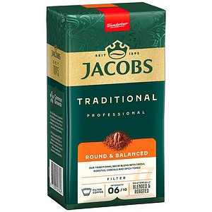 JACOBS TRADITIONAL PROFESSIONAL Kaffee, gemahlen mild, 500 g