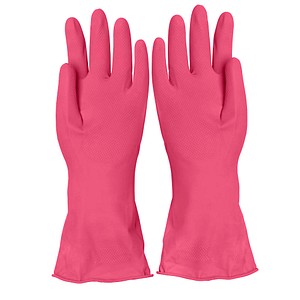 franz mensch unisex Gummihandschuhe Bettina pink Größe 8, 1 Paar
