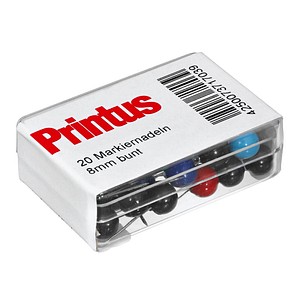 Printus Pinnnadeln farbsortiert, 20 St.