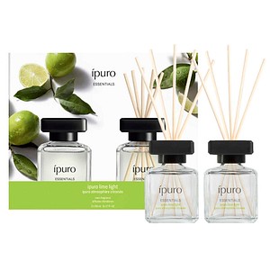 ipuro Raumduft ESSENTIALS Lime Light Citrus 2x 50,0 ml, 2 St.