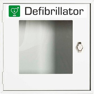 LÜLLMANN Wandschrank für Defibrillator ohne Füllung weiß