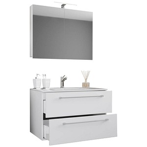 VCM my bath Badmöbel-Set 3-teilig Badinos 914333 weiß 80,0 x 46,0 x 50,0 cm
