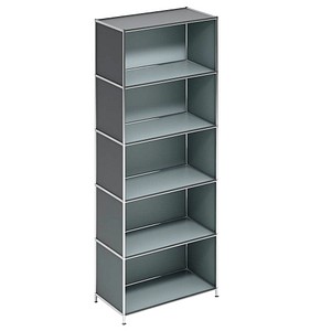 viasit Aktenregal System4 anthrazit 77,9 x 40,4 x 193,2 cm, 1 St.