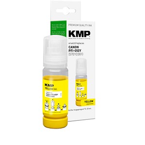 KMP  gelb Tintenflasche kompatibel zu Canon PFI-550 Y