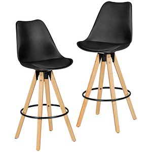 WOHNLING Barhocker WL5.046 schwarz, 2 St.