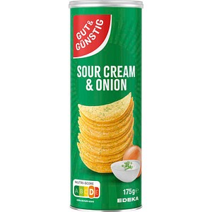 GUT&GÜNSTIG Sour Cream Chips 175,0 g, 1 St.