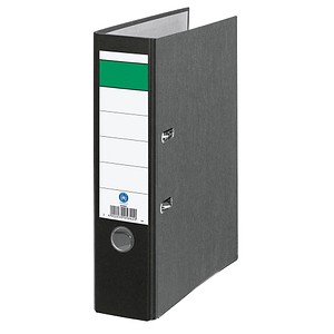 Grüner Balken Ordner schwarz marmoriert Karton 8,0 cm DIN A4 Grüner Balken Ordner schwarz marmoriert Karton 8,0 cm DIN A4