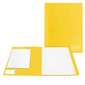 HERMA Schnellhefter Kunststoff gelb DIN A4, 3 St.