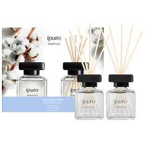 ipuro Raumduft ESSENTIALS cotton fields blumig 2x 50,0 ml, 2 St.