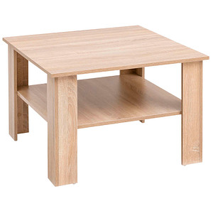 WOHNLING Couchtisch sonoma-eiche 60,0 x 60,0 x 42,0 cm