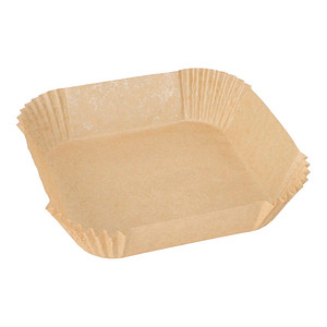 PAPSTAR Backpapier für Heißluftfritteusen 16 cm eckig 100 St.