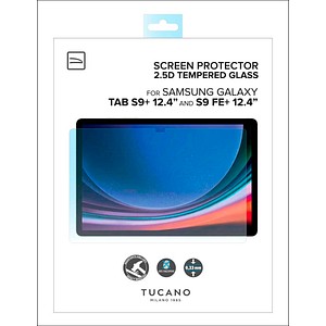 TUCANO Display-Schutzglas für Samsung Galaxy Tab S9, Galaxy Tab S9+