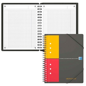 OXFORD Collegeblock Meetingbook kariert DIN A5 Rand rundum, 1 Block