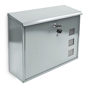 relaxdays Briefkasten 10017419_55 silber