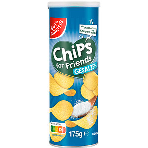 GUT&GÜNSTIG Salz Chips 175,0 g, 1 St.