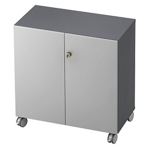 HAMMERBACHER Aktenschrank Profi, V228T2RA/G/5/SG graphit, grau 1 Fachboden 80,0 x 42,0 x 82,0 cm