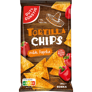 GUT&GÜNSTIG Tortilla Paprikageschmack  Chips 300,0 g, 1 St.