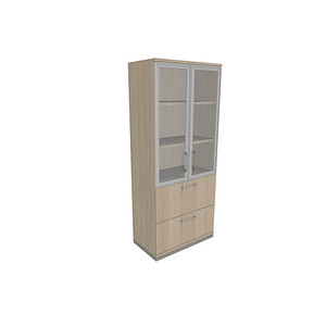 fm Aktenschrank Oldenburg, 4260429767458 akazie 2 Fachböden 80,0 x 44,2 x 186,9 cm