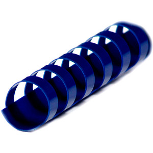 LMG Kunststoffbinderücken blau für 85 Blatt, 100 St.