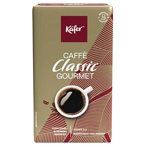 Käfer Caffé Classic Gourmet Kaffee, gemahlen, Arabica- und Robustabohnen mild, 500 g