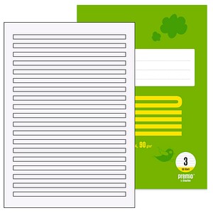 Style Arbeitsblock Premio DIN A4 liniert, 1 St.