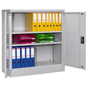 Gürkan Stahlschrank 109941 lichtgrau 2 Fachböden 92,0 x 42,0 x 100,0 cm, zerlegt, 1 St.