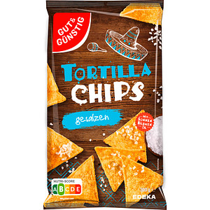 GUT&GÜNSTIG Tortilla gesalzen Chips 300,0 g, 1 St.