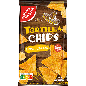 GUT&GÜNSTIG Tortilla Cheese Chips 300,0 g, 1 St.