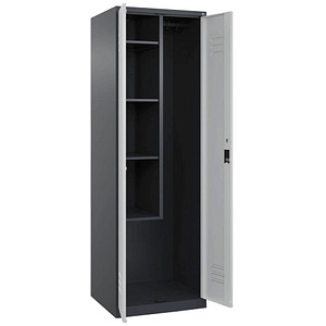 CP Putzmittelschrank Classic Plus 080100-00 S10010 anthrazitgrau 4 Fachböden 60,0 x 50,0 x 185,0 cm, aufgebaut, 1 St.