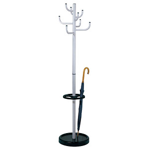 Kerkmann Kleiderständer Sierra 30609814 silber Metall 8 Haken 45,0 x 174,0 cm