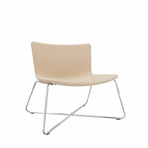fm Sessel LODUS sand chrom Stoff 86,0 x 72,0 x 80,0 cm, 1 St.