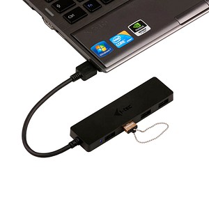 i-tec® USB-Hub Advance Series Slim 4-fach schwarz