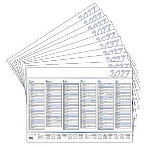 Jahresplaner Tischkalender ca. A5 2027, 10 St.
