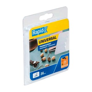 Rapid Heißklebesticks universal transparent, 36 St.