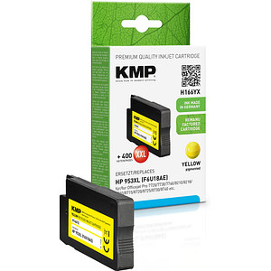 KMP H166YX gelb Druckerpatrone kompatibel zu HP 953XL (F6U18AE)