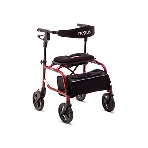 RUSSKA Rollator neXus 11445072 rot, schwarz, 1 St.